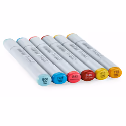 Copic Sketch Set "Perfect Primaries", 6 pcs
