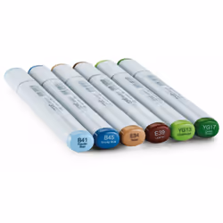 Copic Sketch Set "Earth Essentials", 6 pcs