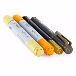 Copic Ciao "Doodle Pack Yellow", 4 pcs