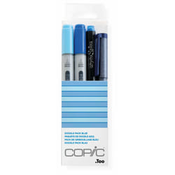 Copic Ciao "Doodle Pack Blue", 4 pcs