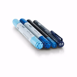 Copic Ciao "Doodle Pack Blue", 4 pcs