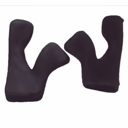 Shoei Cheek Pads Black For Ex Zero Helmets - 47mm