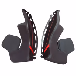 Shoei Type N Cheek Pads Black For GT-Air II Helmets - 35mm