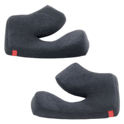 Shoei Cheek Pads Black For Glamster Helmets - 39mm