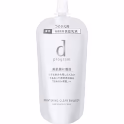 Shiseido International D Program D Program Brightening Clear Emulsion Mb (refill) 88ml (quasi-drug) Milky Lotion Directions F ...