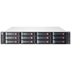 HPE MSA 1040 disk array Rack (2U) Black, Stainless steel