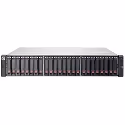 HPE MSA 1040, Serial Attached SCSI (SAS), 2.5", 26 kg, Rack (2U), Black, Stainless steel