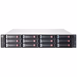 HPE MSA 1040 2-port SAS Dual Controller LFF, 0 TB, Serial Attached SCSI (SAS), 3.5", 26 kg, Rack (2U), Black, Grey