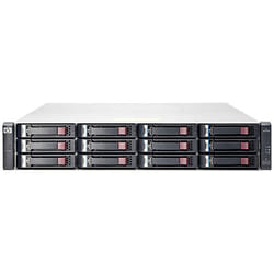 HPE MSA 1040 2-port SAS Dual Controller LFF disk array 0 TB Rack (2U) Black, Grey