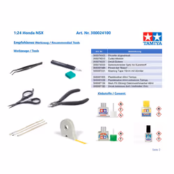 Tamiya USA TAM24100 1:24 Honda NSX Scale Model Kit