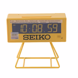 Seiko QHL062Y Digital Alarm clock Yellow