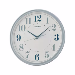 Seiko Decorator Wall Clock Matt Grey QXA740N