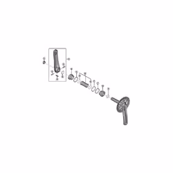 Shimano FC-M760 Hollowtech II Bottom Bracket Spacer (2.5-mm)