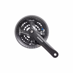 Shimano Acera FC-M361 Chainset Square Taper 175 MM - 48 / 38 / 28T, Black