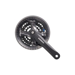 Shimano Acera FC-M361 Chainset Square Taper 175 MM - 48 / 38 / 28T, Black
