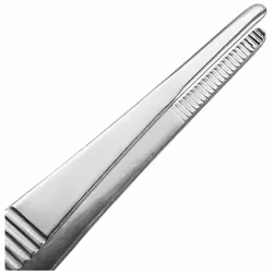 sourcingmap 1 Pcs 5.5-Inch Stainless Steel Straight Blunt Tweezers with Serrated Tip