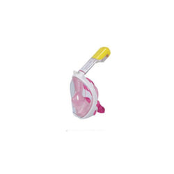 Adult Diving Mask Scuba Goggles Anti Fog Full Face Snorkel Outdoor Dive Swimming - Pink, S/M