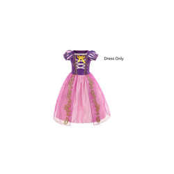 Girl Rapunzel Fancy Dress Up Princess Costume Party Prom Birthday Outfit Clothes - 11-12 Years, Rapunzel Dress