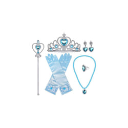 Princess Accessories Set Frozen Anna Elsa Girls Birthday Party Fancy Dress Up - Blue