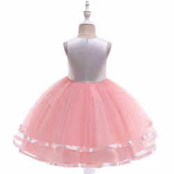 Baby Girls Dress Up Unicorn Flower Party Princess Summer Wedding Outfit Clothing - 7-8