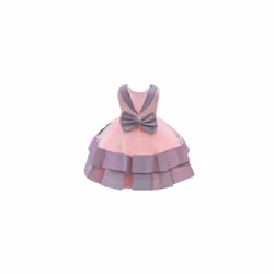 Baby Girls Princess Dress Party Bridesmaid Formal Wedding Birthday with Headband - 90
