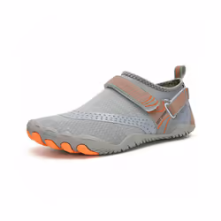Womens Mens Water Shoes Aqua Beach Swim Barefoot Non Slip Surfing Shoes - Grey, UK 13kids=EU31