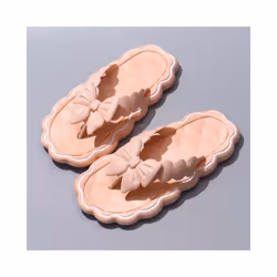 Ladies Summer Flats Sandals Toe Post Flip Flops Sandles Holiday Comfy Shoes Size - Pink, UK 5-6