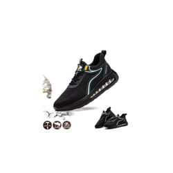 MENS LIGHTWEIGHT STEEL TOE CAP SAFETY SHOES WORK TRAINERS BOOTS SHOES UK SIZE - 4