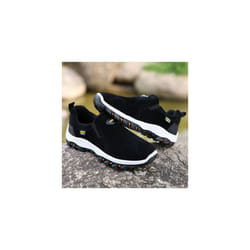 Mens Hiking Shoes Casual Shoes Climbing Sneakers Outdoor Trainers Plus Size - 6.5, Black