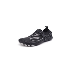 Mens Womens Kids Water Shoes Beach Quick Dry Barefoot Swim Shoes Aqua Socks - Black, UK 6
