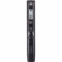 Olympus VP-20 Black, 2100 h, Pulse-code modulation (PCM), MP3, PCM, WAV, 8 Ω, LED, 2.34 cm (0.92")
