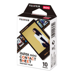 Fujifilm Instax MINI Contact Sheet Film Black