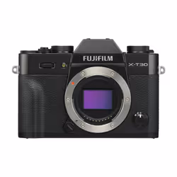 Fujifilm X -T30 II, 26.1 MP, 9600 x 2160 pixels, X-Trans CMOS 4, 4K Ultra HD, Touchscreen, Black