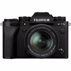 Fujifilm X -T5 + XF18-55mmF2.8-4 R LM OIS, 40.2 MP, 7728 x 5152 pixels, X-Trans CMOS 5 HR, 6.2K, Touchscreen, Black