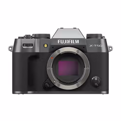 Fujifilm X -T50, 40.2 MP, 7728 x 5152 pixels, X-Trans CMOS 5 HR, 6.2K, Touchscreen, Charcoal