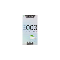 003 Platinum 10s Pack Latex Condom Made in Japan