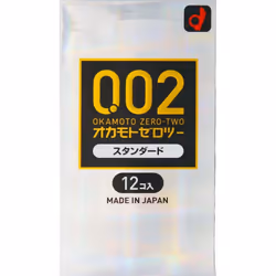 OKAMOTO Okamoto Zero Two Zero Two Clear 12 pcs. Pack of 1 Standard type Pleasant to the touch! Pack of 1
