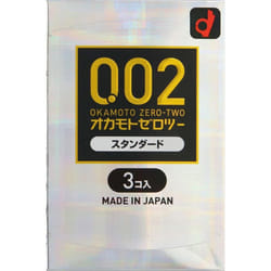 OKAMOTO Okamoto Zero Two Zero Two Clear 3pcs Portable Standard type Pleasant to the touch! Portable