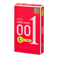 Okamaoto Condoms Zero One L size 0.01mm 3Pieces