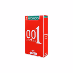 Okamoto 0.01 Polyurethane 4's Pack PU Condom Made in Japan