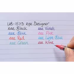 Uni-ball Eye Designer Rollerball Pen - Violet (Pack of 12)