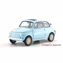 Kyosho KS08966LB, City car model, Preassembled, 1:18, Fiat Nuova 500, Any gender, Metal