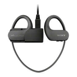 SONY NW-WS413B 4 GB Waterproof All in One MP3 Player - Black, Black