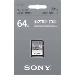 Sony 64GB E Series SDXC Card UHS-II 270MB/s