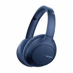 Sony WH-CH710N Wireless Headphones, Quick Charge, Built-in Mic - Blue