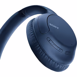 Sony WH-CH710N Wireless Headphones, Quick Charge, Built-in Mic - Blue