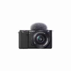 Sony ZV-E10 Mirrorless Camera with 16-50mm Lens (ILCZV-E10L) (Black)