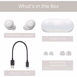 Sony WF-C500 Headset True Wireless Stereo (TWS) In-ear Calls/Music Bluetooth White - Additional view 4