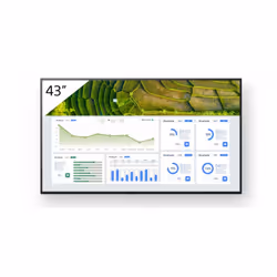 43” 4K HDR professional display with 24/7 operation. portrait/tilt. Pro-Mode. Airplay and ChromecastMade for business with ea ...