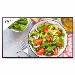 Bold. bright pictures with wide customisation possibilitiesBRAVIA FW-75BZ35L is the truly professional display that’s designe ...